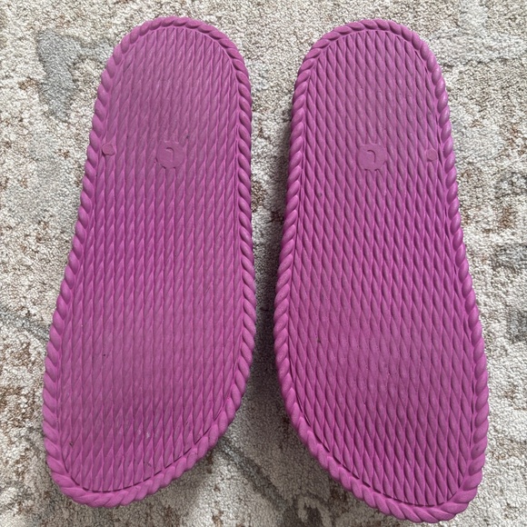 Isabel Marant Fira Rubber Thong Sandals Raspberry Sz L (10/11) - Picture 2 of 2